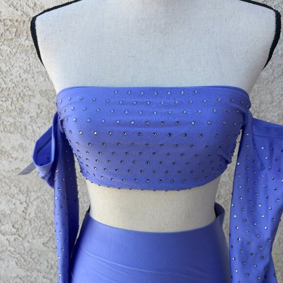 The Andamane Lexi Crystal Medium Top and Skirt - Picture 6 of 9